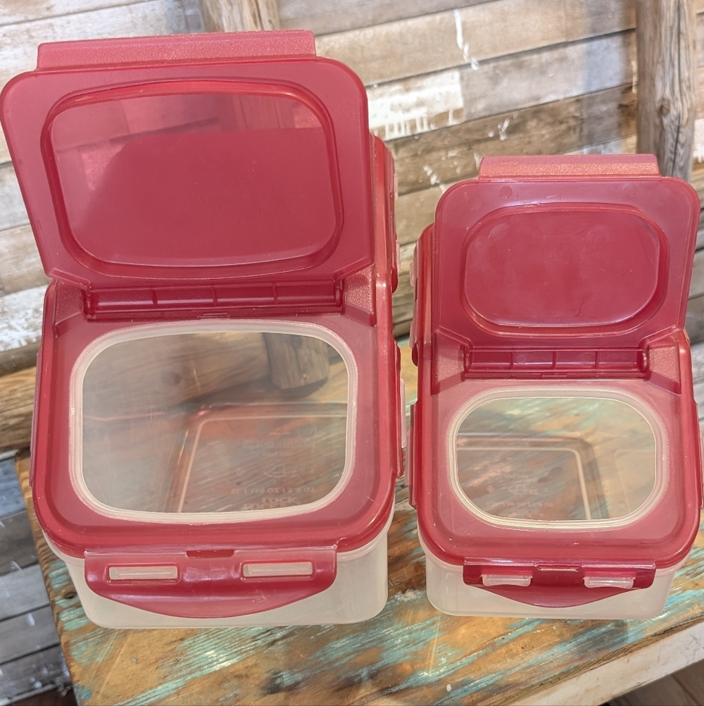 Lock And Lock Bundle Of 2 Storage Containers - Picture 9 of 15